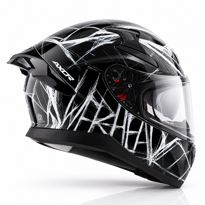 AXOR APEX MARVEL SPIDER MAN EDITION FULL-FACE HELMET WITH SPOILER
