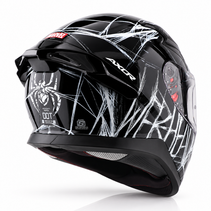 AXOR APEX MARVEL SPIDER MAN EDITION FULL-FACE HELMET WITH SPOILER