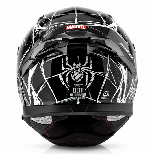 AXOR APEX MARVEL SPIDER MAN EDITION FULL-FACE HELMET WITH SPOILER