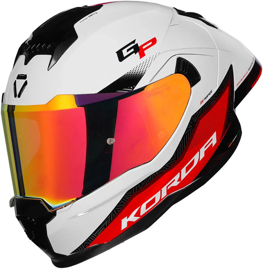 Korda Sonic GP Rapide Helmet- Gloss Red
