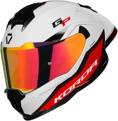 Korda Sonic GP Rapide Helmet- Gloss Red