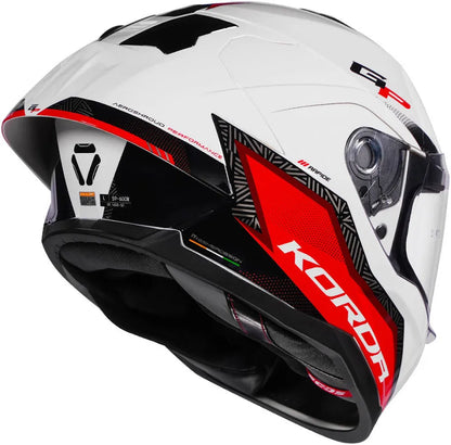 Korda Sonic GP Rapide Helmet- Gloss Red