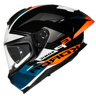KORDA SONIC GP FURIOSA W/V HELMET- GLOSS ORANGE