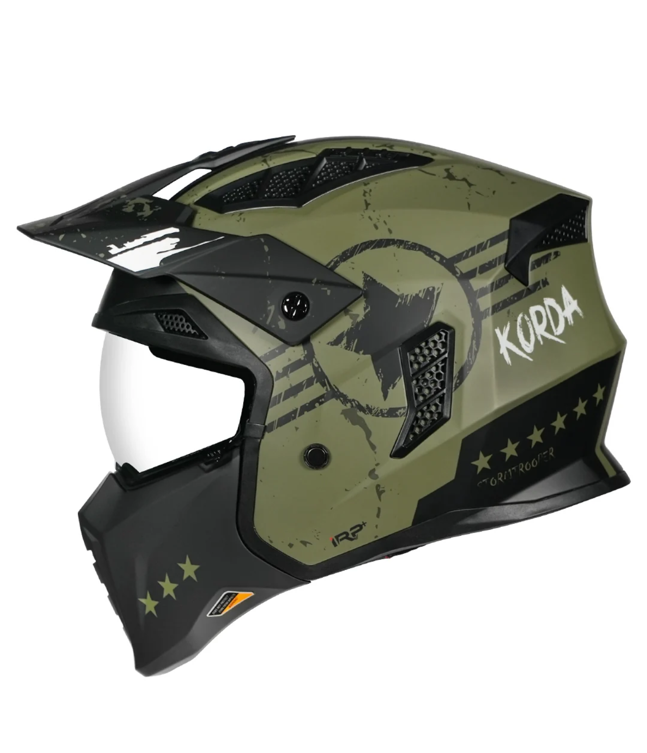 Korda StormTrooper Hero W/V Helmet -Matt Olive Green