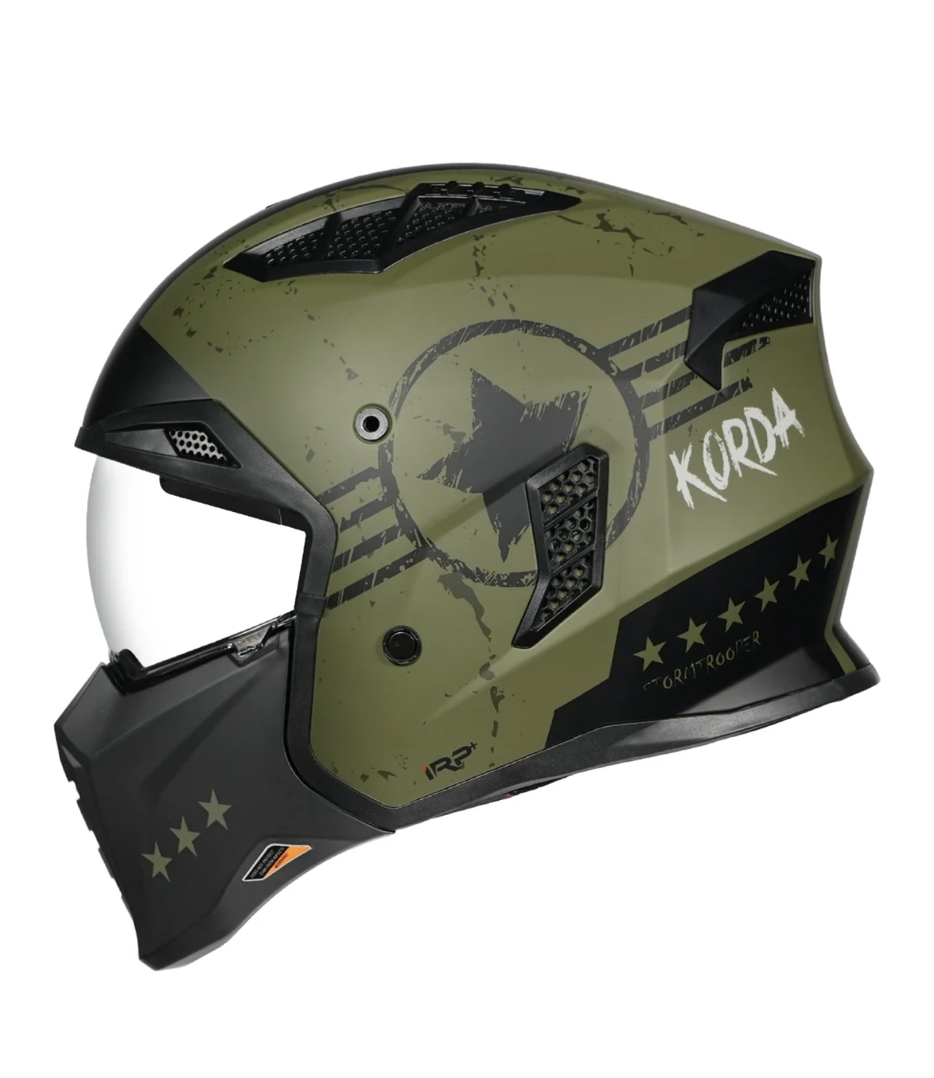 Korda StormTrooper Hero W/V Helmet -Matt Olive Green