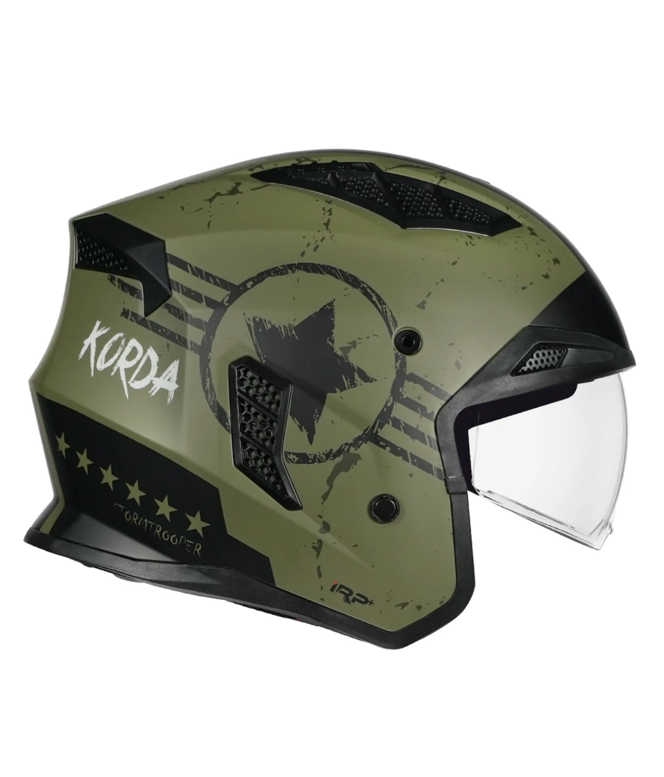 Korda StormTrooper Hero W/V Helmet -Matt Olive Green