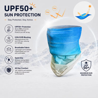 ICE Cool Bamboo Head Scarf UPF50+(9 in 1)