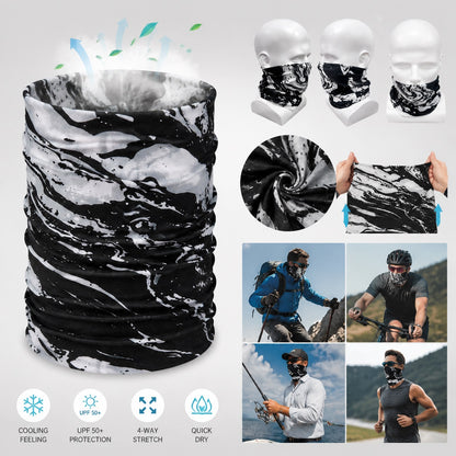 ICE Cool Bamboo Head Scarf UPF50+(9 in 1)
