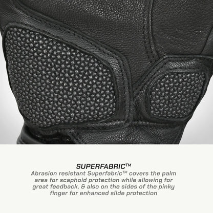 VIATERRA KRUGER V2 FULL GAUNTLET TOURING GLOVES (BLACK)