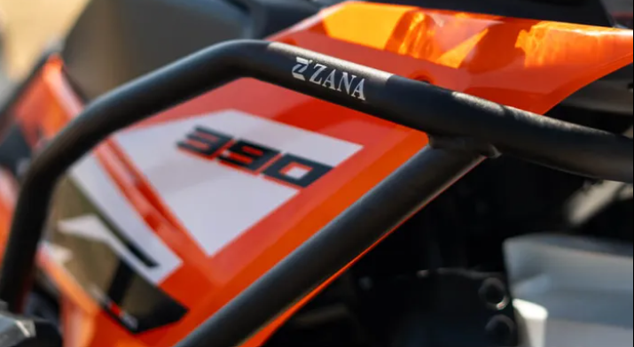 ZANA Tank Guard /Crash Guard With Slider Puck Black For KTM ADV 390 (2025) - AH Helmets