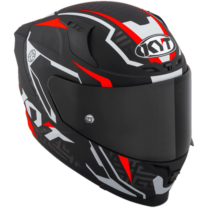 KYT Striker #02 Matt Black Red Helmet