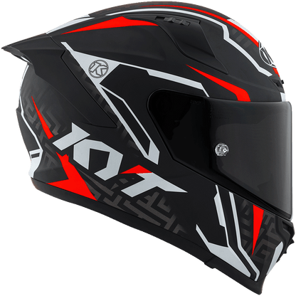 KYT Striker #02 Matt Black Red Helmet