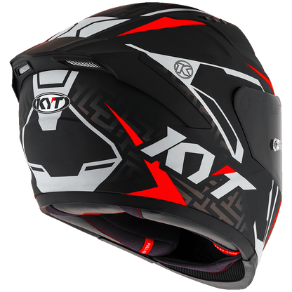 KYT Striker #02 Matt Black Red Helmet