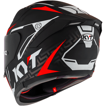 KYT Striker #02 Matt Black Red Helmet