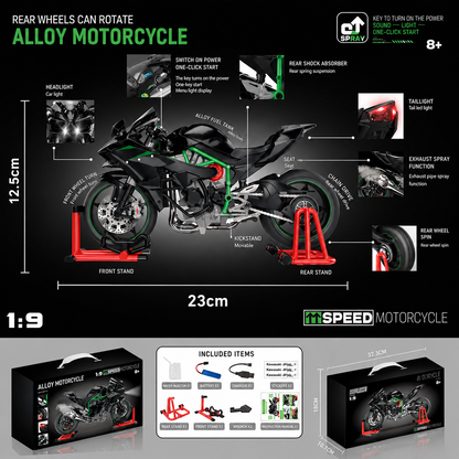 Kawasaki Ninja H2R Alloy Bike Model Toy