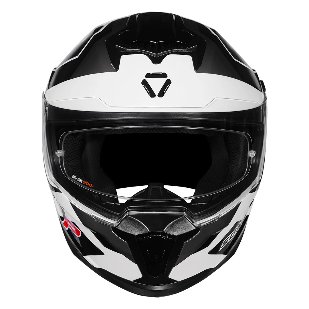 Korda Sonic GP Flash            W/P Helmet - Gloss Black (White)
