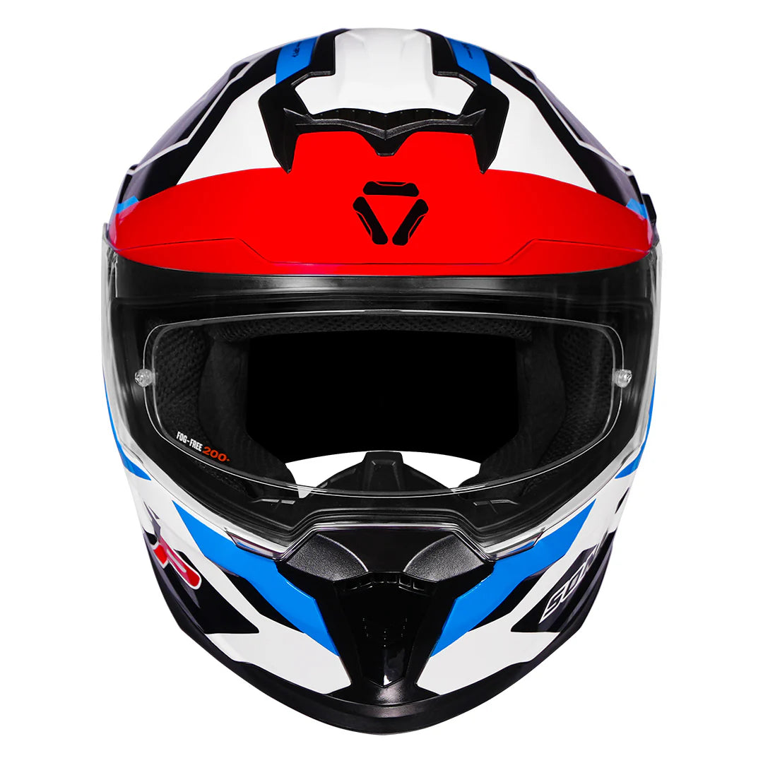 Korda Sonic GP Flash W/P Helmet- Gloss Blue(White Red)