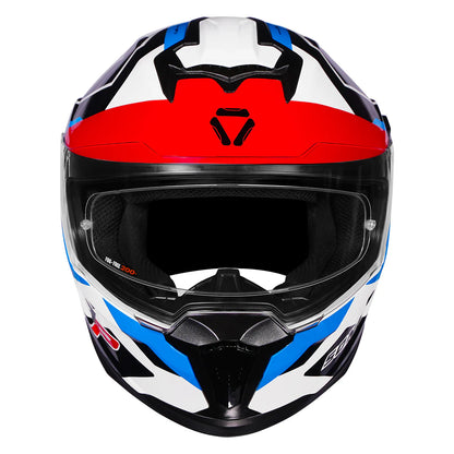 Korda Sonic GP Flash W/P Helmet- Gloss Blue(White Red)