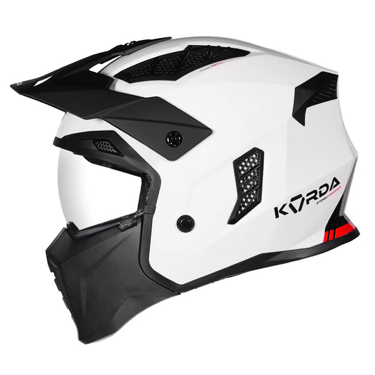 Korda StormTrooper Solid Helmet (Black White)