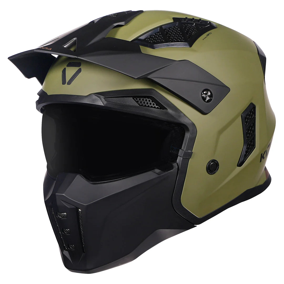 Korda StormTrooper Solid Helmet (Olive Green)