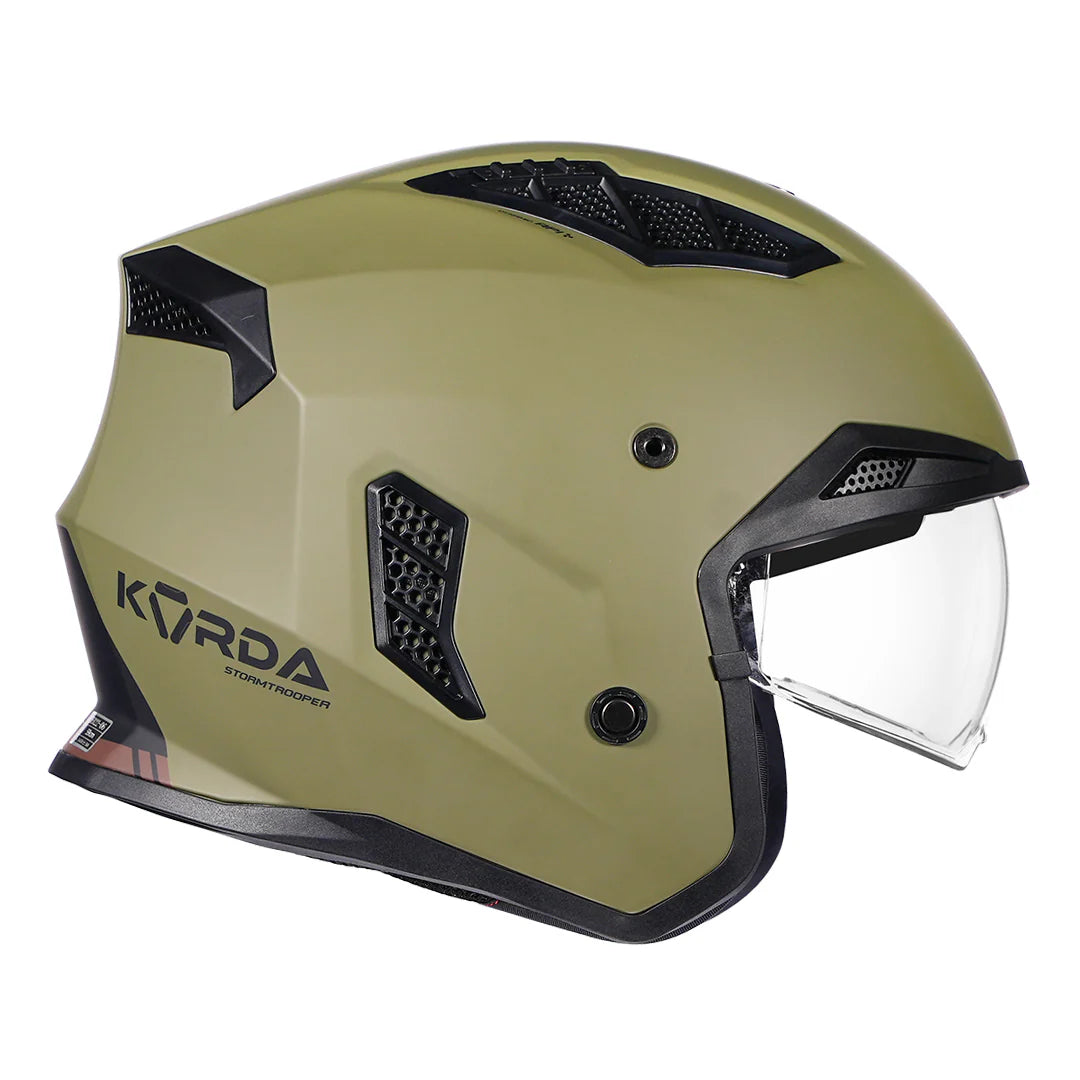 Korda StormTrooper Solid Helmet (Olive Green)