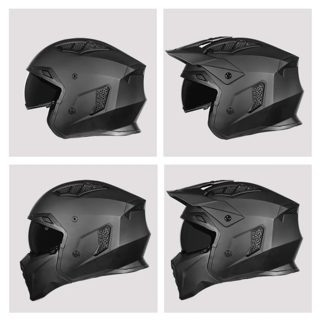 Korda StormTrooper Solid Helmet (Black White)