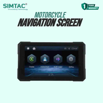 Simtac motorcycle GPS CarPlay & Android Auto system – M3