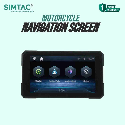 Simtac motorcycle GPS CarPlay & Android Auto system – M3