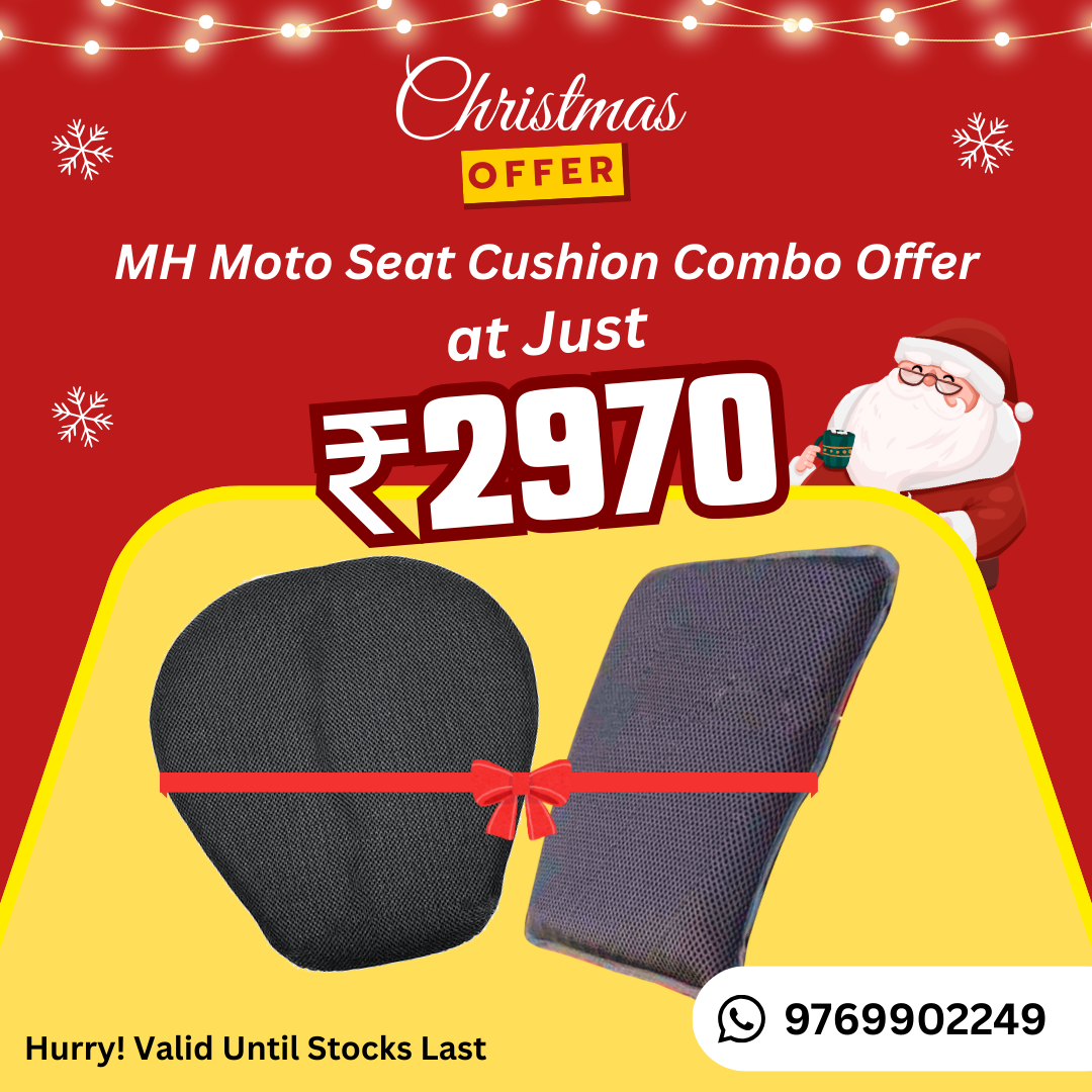 MH Moto Easy Bum Sports Seat Cushion Combo