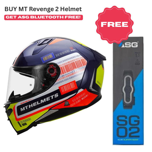 MT Revenge 2 FF110 GLOSS RS BARCODE Helmet