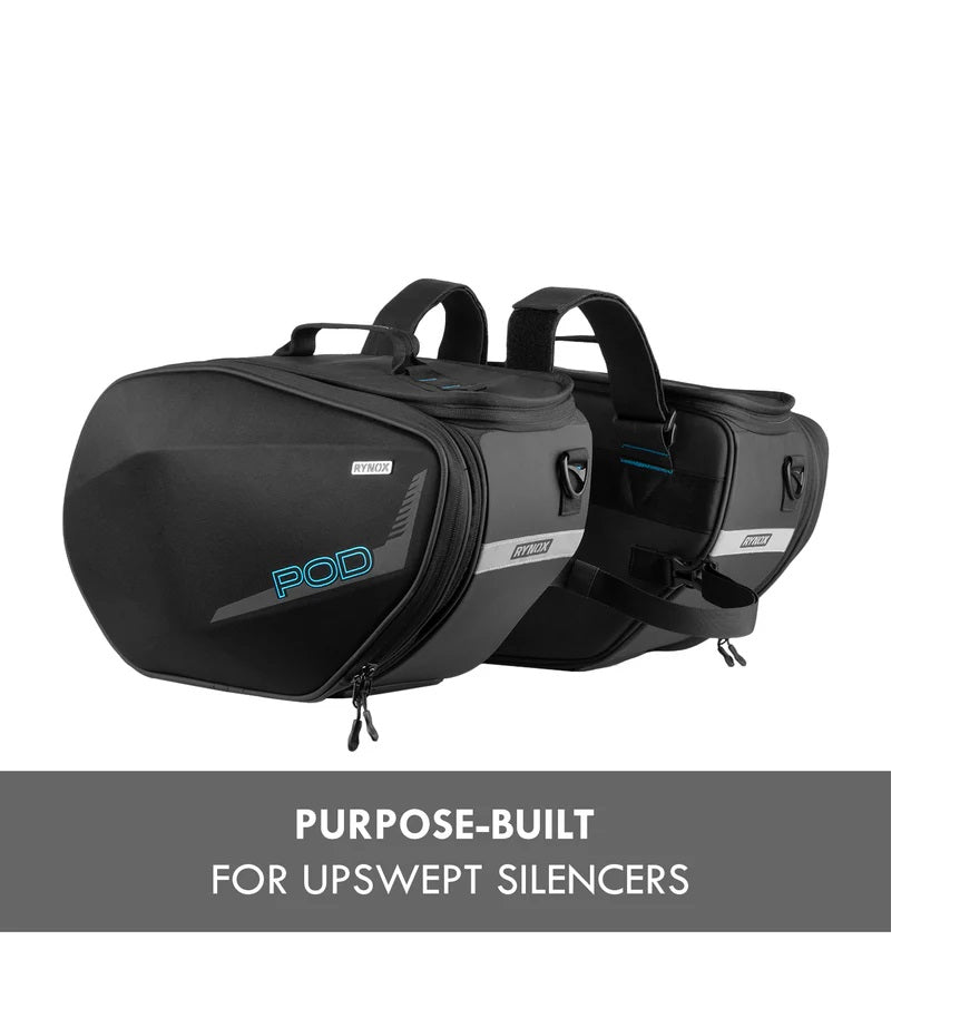 RYNOX POD SADDLEBAGS 52L- STORMPROOF - AH Helmets