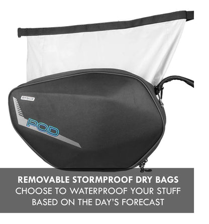RYNOX POD SADDLEBAGS 52L- STORMPROOF - AH Helmets