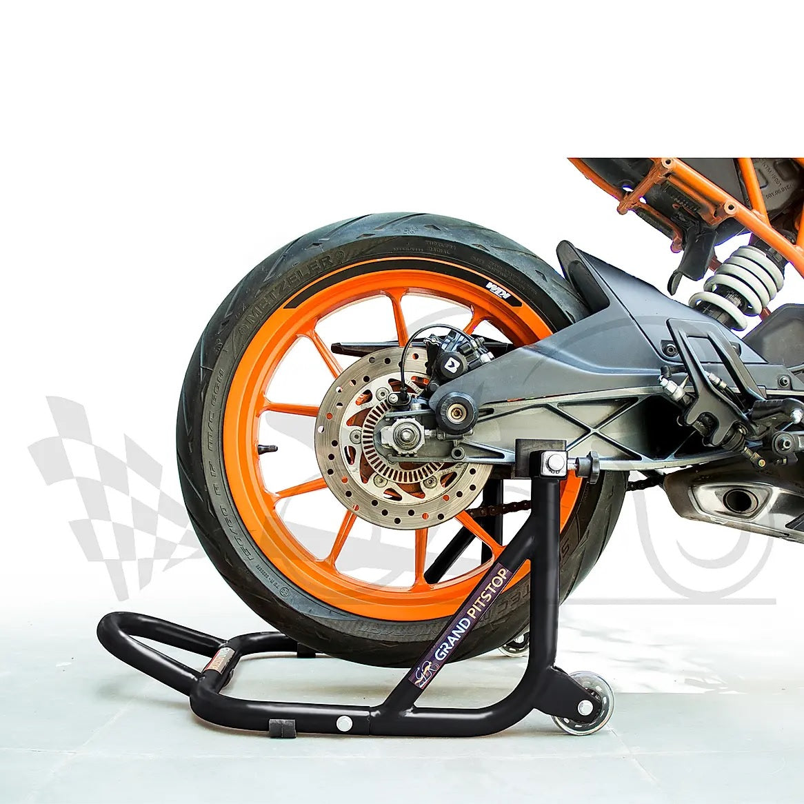 Rear Paddock Stand Dismantable Black - AH Helmets