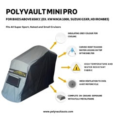 Polyvault Mini Pro for Bikes above 650cc - AH Helmets