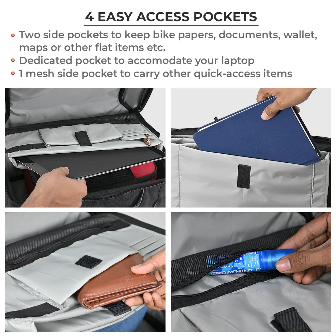 ViaTerra Quick Release Saddlebag (30l) Qr-16 - AH Helmets
