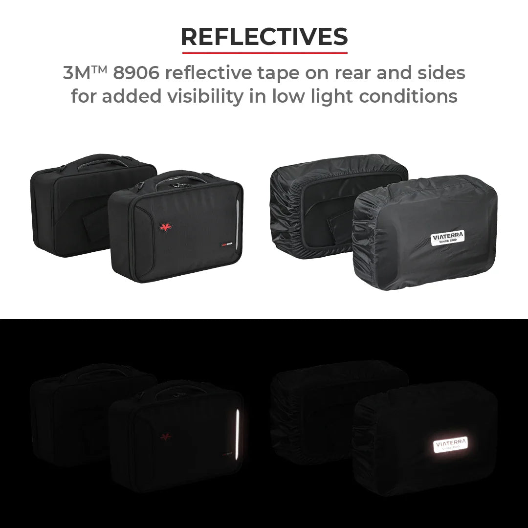 ViaTerra Quick Release Saddlebag (30l) Qr-16 - AH Helmets