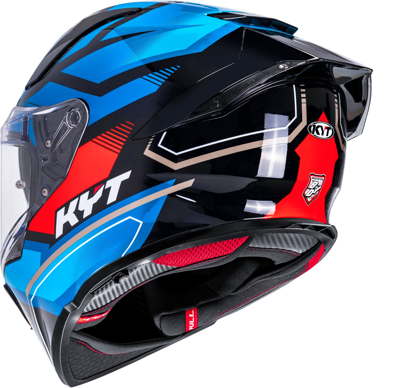 KYT R2R Pro Parsec Black Blue Red Helmet