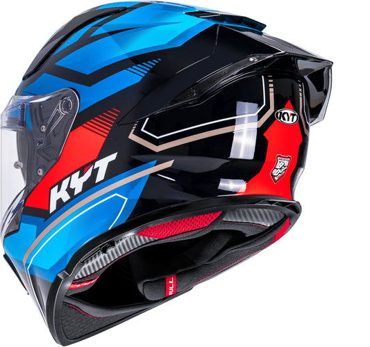 KYT R2R Pro Parsec Black Blue Red Helmet