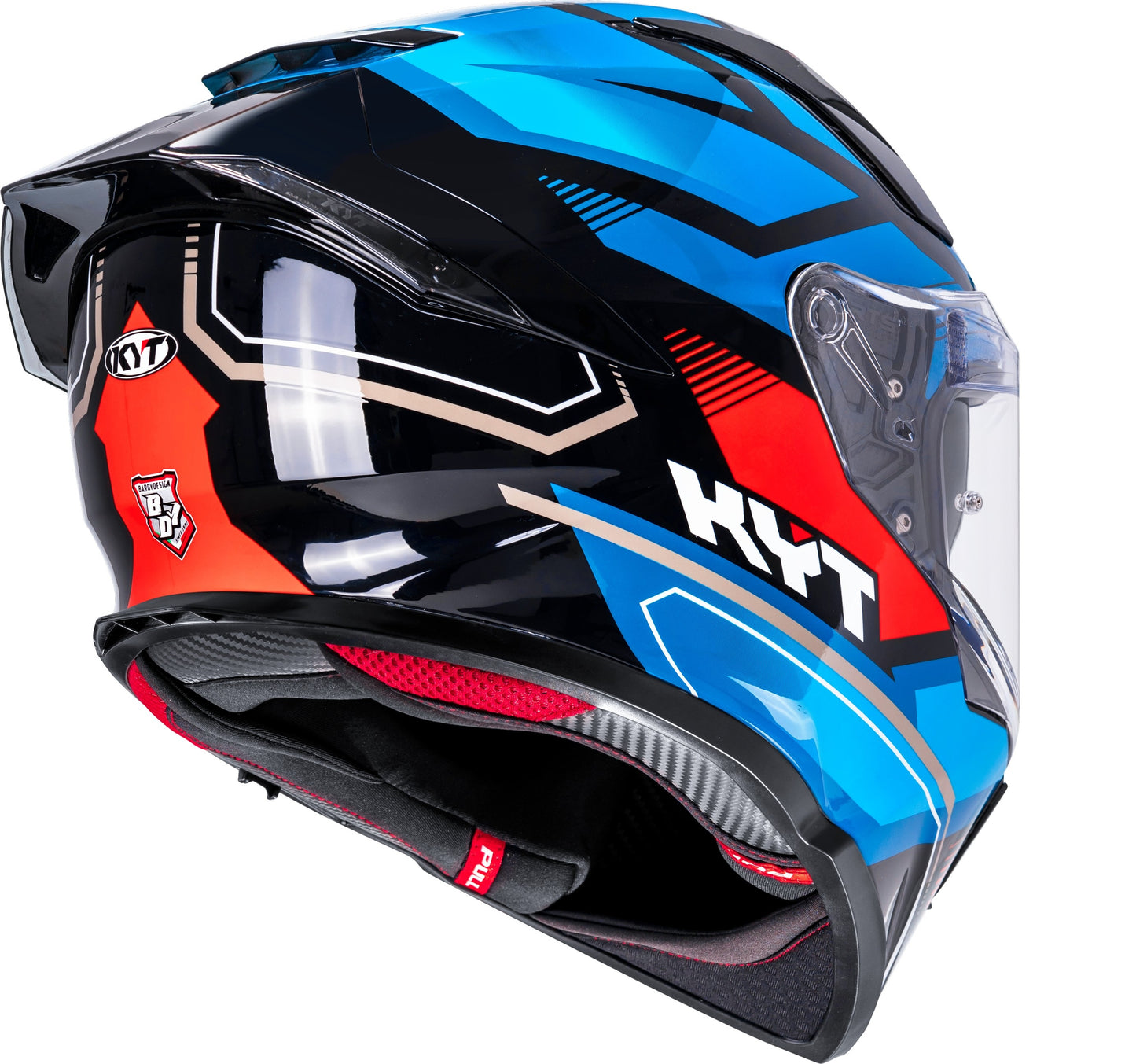 KYT R2R Pro Parsec Black Blue Red Helmet