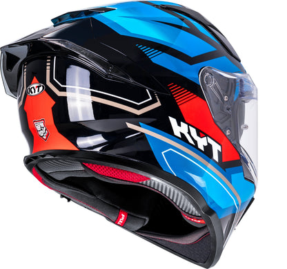 KYT R2R Pro Parsec Black Blue Red Helmet