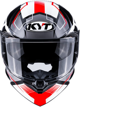 KYT R2R Pro Parsec White Red Helmet