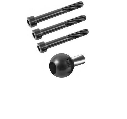 RAM MOUNT RAM BASE Mirror Screws M8 * 1.25 (3 Size) Male Thread 25mm (1") Ball RAM-B-367U