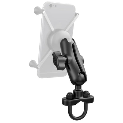 RAM MOUNT RAM Rail Mount with Double Socket Arm (Base Only) RAM-B-149Z-QU1U