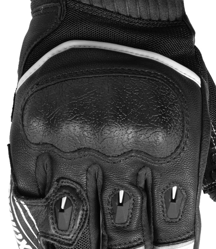 Rynox Tornado Pro 4 Gloves - Carbon Edition Black White