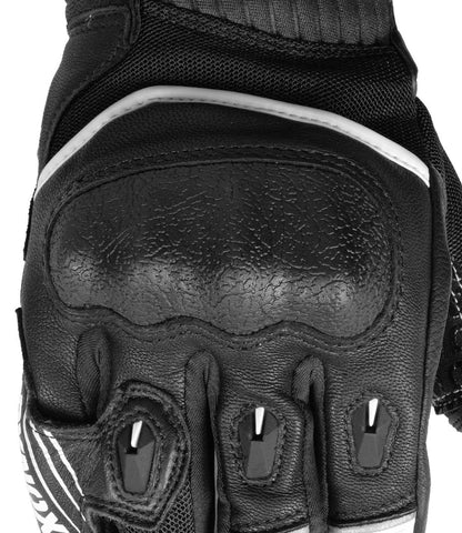 Rynox Tornado Pro 4 Gloves - Carbon Edition Black White