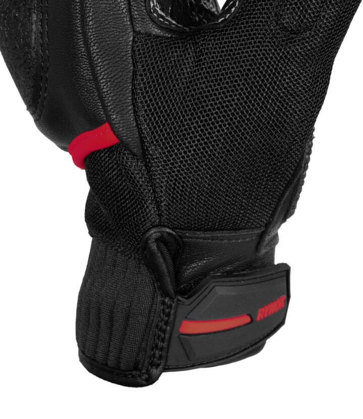 Rynox tornado Pro 4 Black Red Gloves - AH Helmets