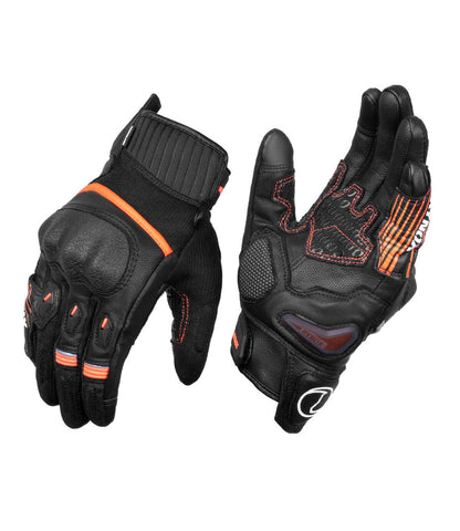 Rynox tornado Pro 4 Black Orange Gloves