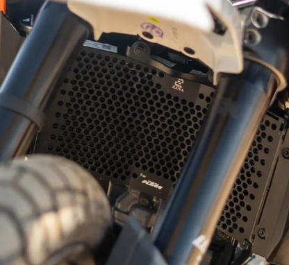 ZANA Radiator Guard Honeycomb Black For KTM ADV 390(2025) - AH Helmets