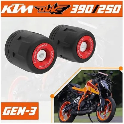 Grandpitstop Rear Fork Slider for KTM DUKE 390/250 Gen 3 - Black