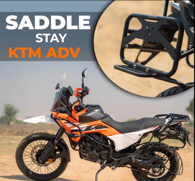 ZANA Roadster Saddle Stay With Jerry Can Mount For KTM ADV 390 2025 - AH Helmets